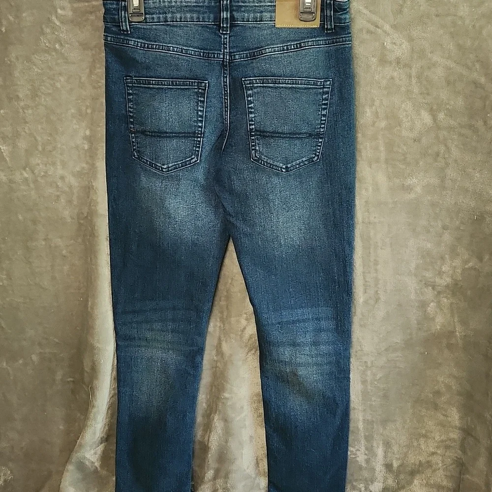 Boys Tommy Hilfiger Blue Skinny Jeans with Stretch Boys Size 18